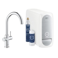 Grohe Blue Home - Connected köögisegisti veefiltriga, kroomitud 31455001
