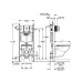 Grohe Solido - paigalduskomplekt, WC ja pehmelt sulguv prill-laud, Skate Air juhtplaat, Alpine White 39116000