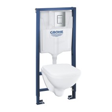 Grohe Solido 39467000 4-ühes WC-komplekt, paigalduskõrgus 1,13 m