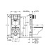 Grohe Solido - paigalduskomplekt, Bau Ceramic WC ja prill-laud sofclose, Skate Cosmopolitan loputusplaat, kroomitud 39586000
