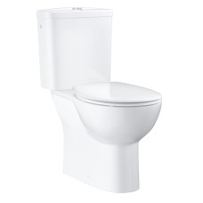 Grohe Bau Ceramic põranda-WC komplekt loputuskastiga + SoftClose prill-laud, Alpine White 39346000
