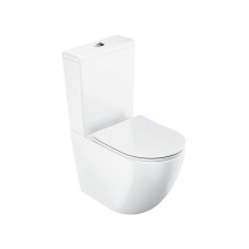Ravak - WC-pott SoftClose prill-laud, Vario väljalaskega, alumise veeühendusega, RimOff, valge X01870