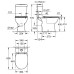 Grohe Bau Ceramic - WC-poti komplekt loputuskasti + prill-laud softclose, DualFlush, alpine valge 39942000