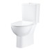 Grohe Bau Ceramic - WC-poti komplekt loputuskasti + prill-laud softclose, DualFlush, alpine valge 39942000