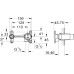 Grohe element peidetud ühe hoovaga segisti paigaldusüksus 32635000