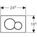 Geberit Sigma01 loputusplaat, valge 115.770.11.5
