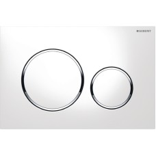 Geberit Sigma20 loputusplaat, valge/kroom 115.882.KJ.1