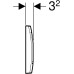 Geberit Twinline30 loputusplaat, valge 115.899.KJ.1