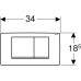 Geberit Twinline30 loputusplaat, valge 115.899.KJ.1