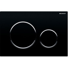Geberit Sigma20 loputusplaat, must/kroom 115.882.KM.1