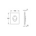 Grohe Skate Air loputusplaat, valge 38505SH0