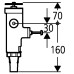 Loputusventiil WC-potile, Grohe 43996000