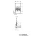 Geberit Duofix element bideele, 82 cm, 111.515.00.1
