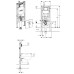 Geberit Duofix - Duofix paigalduselement seinale 111.794.00.1