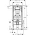 Geberit Duofix element seinapealsele WC-potile 111.355.00.5