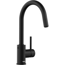 Blanco Mida-S Kitchen faucet, black matt 526653