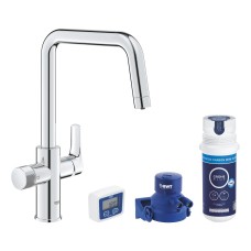 GROHE 30596000 - BLUE PURE köögisegisti filtrifunktsiooniga, läikiv kroom