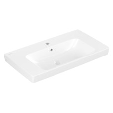 Villeroy & Boch Architectura - Valamu 80x45 cm, ülevooluga, segistiauguga, alpivalge 4A878001