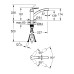 Grohe Eurosmart - Kitchen sink mixer tap with pull-out spray, chrome 30305001