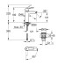 Grohe QuickFix Start - Basin mixer with Push-Open waste, matte black 237462432