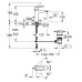 Grohe BauEdge - Basin mixer with pop-up waste, chrome 23758000