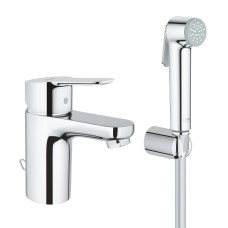 Grohe BauEdge - Basin tap with bidet shower, chrome 23757000