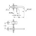 Grohe Essence - Concealed basin mixer, 2-hole installation, brushed Warm Sunset 19408DL1