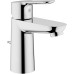 Grohe BauEdge - Basin mixer with pop-up waste, chrome 23356000