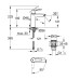 Grohe QuickFix Start - Basin mixer with Push-Open waste, cold start, chrome 23746002