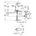Grohe Eurosmart Cosmopolitan - Basin mixer with pop-up waste, chrome 23325000