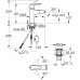 Grohe QuickFix Start - Basin mixer with Push-Open waste and pull-out spray, chrome 24205003