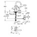 Grohe Concetto New - Basin mixer with pop-up waste, chrome 32629002