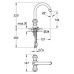 Grohe Costa - Cross-head basin tap, chrome 21337001