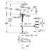 Grohe Eurosmart - Basin mixer tap with pop-up waste, cold start, chrome 32926003