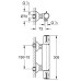 Grohe Grohtherm 800 - Thermostatic shower mixer, chrome 34558000