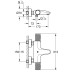 Grohe Precision Feel - Thermostatic bath shower mixer, chrome 34788000