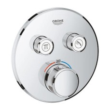 Grohe Grohtherm SmartControl - Thermostat for concealed installation with 2 valves, chrome 29119000