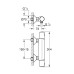 Grohe QuickFix Precision Start - Thermostatic shower mixer, matte black 345942430