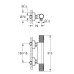 Grohe Precision Feel - Thermostatic shower mixer, chrome 34790000