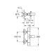 Grohe Grohtherm 800 Cosmopolitan - Thermostatic bath shower mixer, chrome 34766000