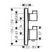 Ecostat Square - Hansgrohe 15714000