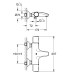 Grohe Precision Trend - Thermostatic bath shower mixer, chrome 34227002
