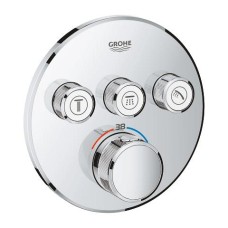 Grohe Grohtherm SmartControl - Thermostat for concealed installation with 3 valves, chrome 29121000
