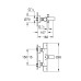 Grohe Precision Get - Thermostatic bath shower mixer, chrome 34774000