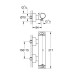 Grohe Grohtherm 2000 - Thermostatic shower mixer, chrome 34469001
