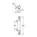 Grohe Grohtherm 800 - Thermostatic shower mixer, chrome 34561000