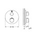 Grohe Grohtherm - Concealed thermostatic shower mixer, chrome 24075000