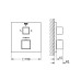 Grohe Grohtherm Cube - Concealed thermostatic mixer for 2 devices, chrome 24154000